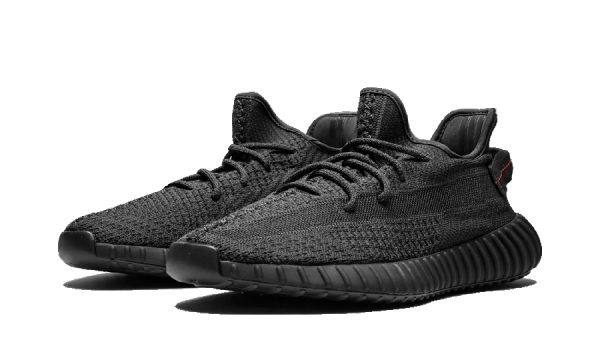 Adidas YEEZY Yeezy Boost 350 V2 Shoes Reflective Black- Static - FU9007 Sneaker MEN