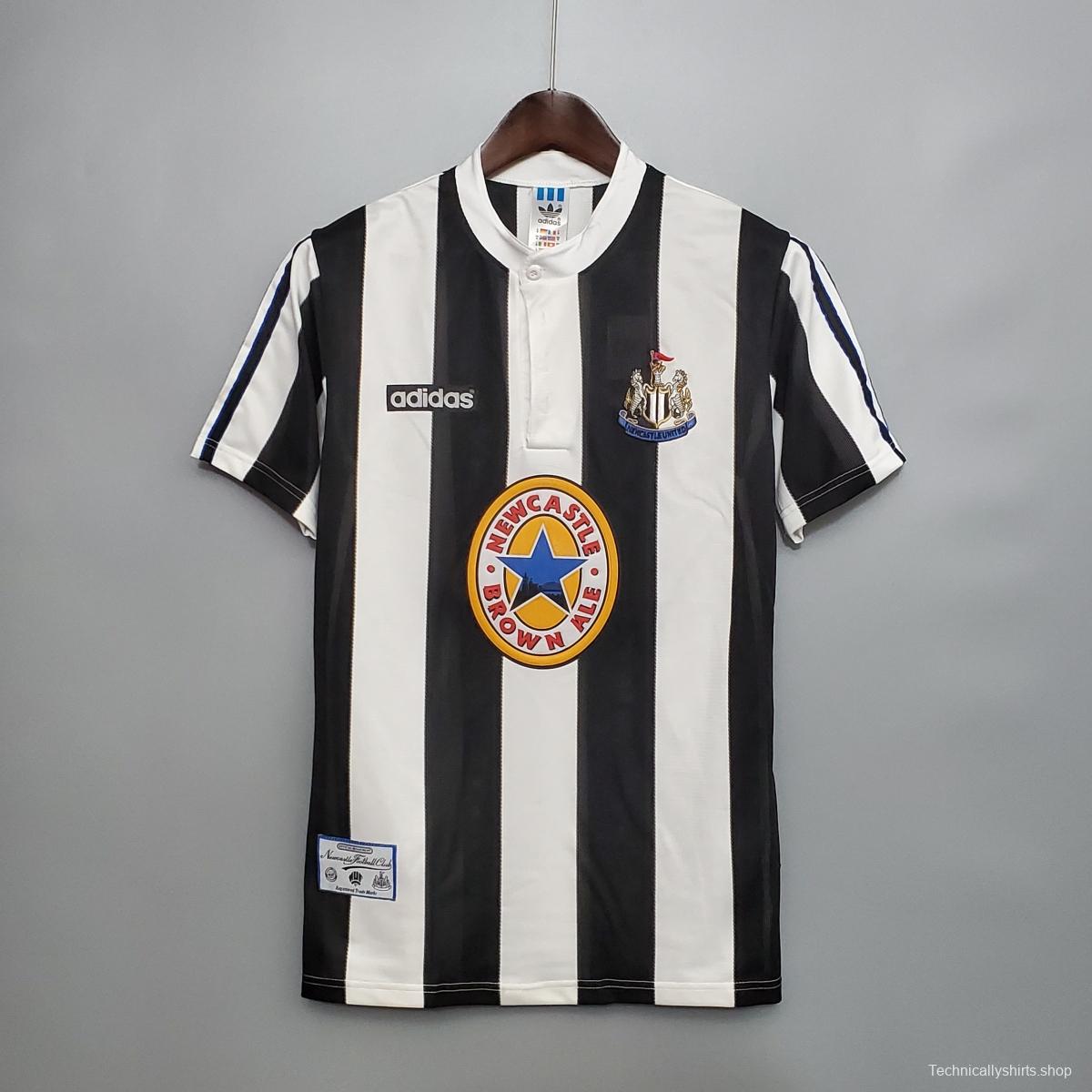 Retro 95/97 Newcastle United home Soccer Jersey