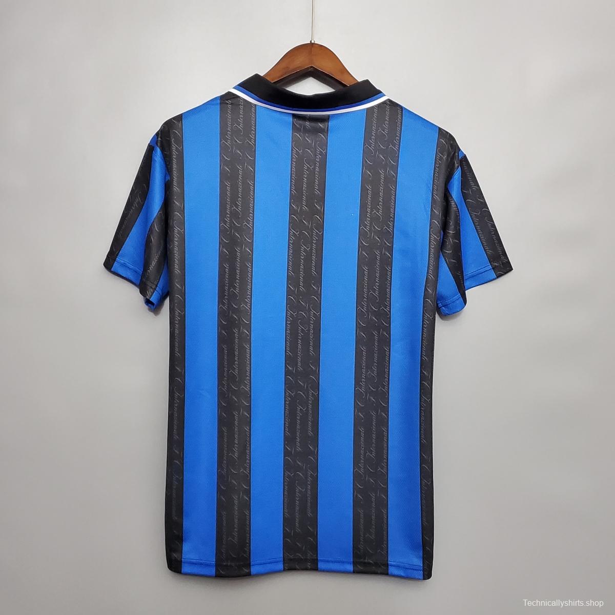 Retro 97/98 Inter Milan home Soccer Jersey