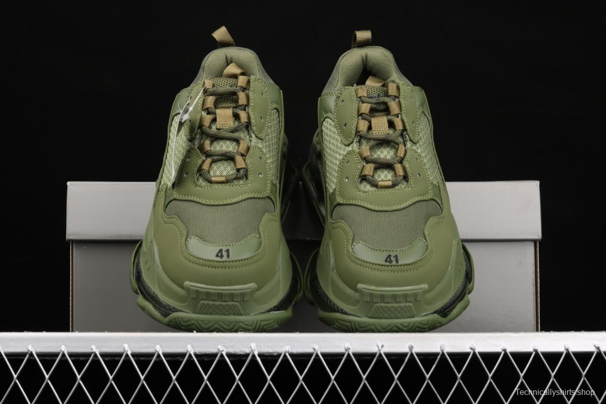 Balenciaga Triple S 3.0 full-combination nitrogen crystal outsole W2GA12325 for retro casual running shoes