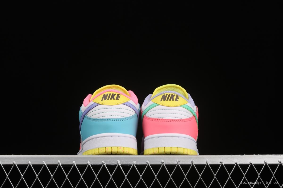 NIKE SB DUNK Low SE Candy egg / candy mandarin duck dunk series low side leisure sports skateboard shoes DD1872-100