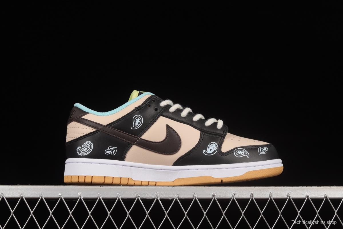 NIKE DUNK Low SE Free .99 Cashew Flower SB Buckle Shredded Backboard Fashion Casual Sneakers DH0952-001