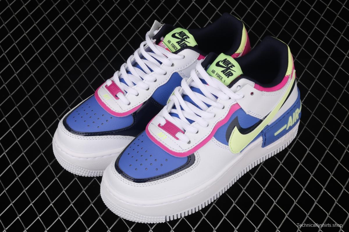 NIKE Air Force 1 ShAdidasow light weight heightened low-top board shoes CJ1641-100