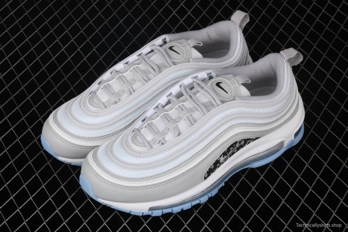 NIKE Air Max 97 Lx Dior color 3M reflective bullet air cushion running shoes AR8898-002