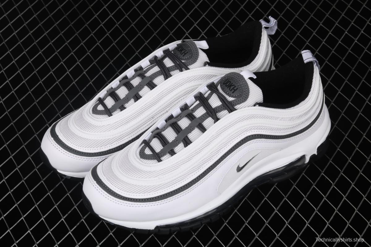 NIKE Air Max 97 White Bear color bullet air cushion running shoes DC3494-990