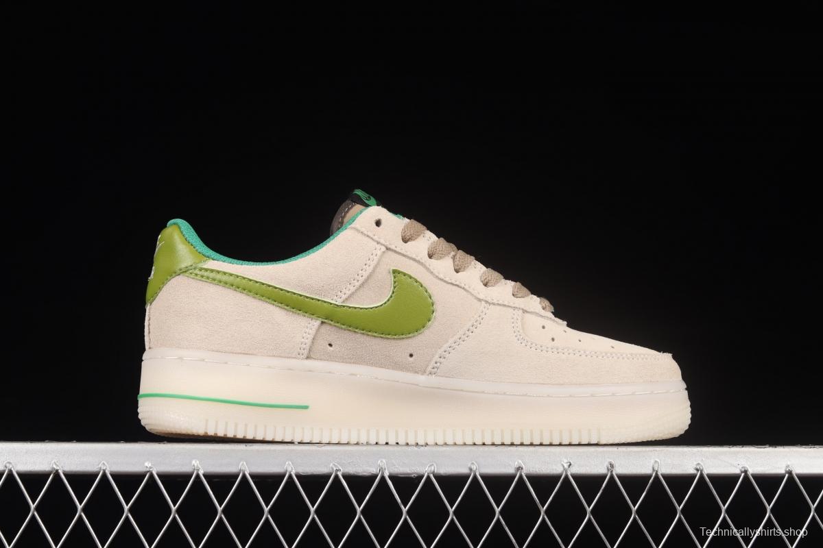 NIKE Air Force 11407 Low Cactus Desert Cactus Light Color low-top Leisure Board shoes CV1755-100