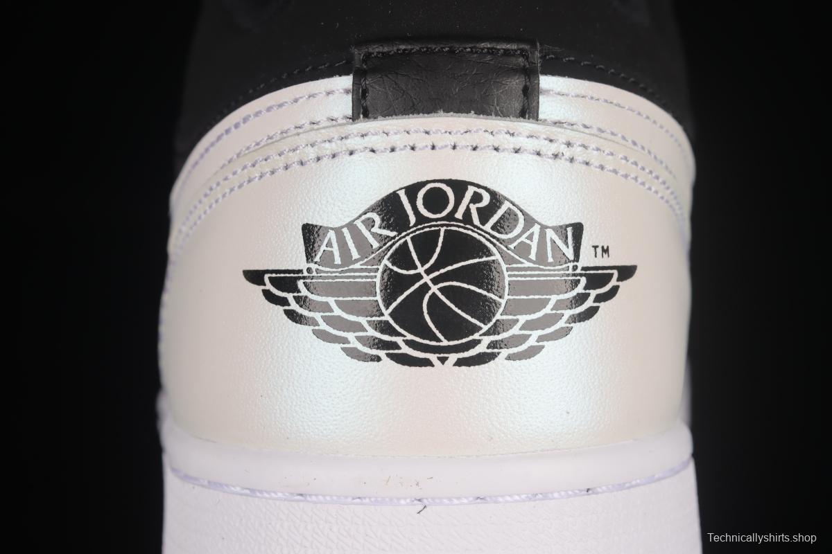 Air Jordan 1 Black and White Laser Low Top Retro Culture Basketball Shoes DH6931-001