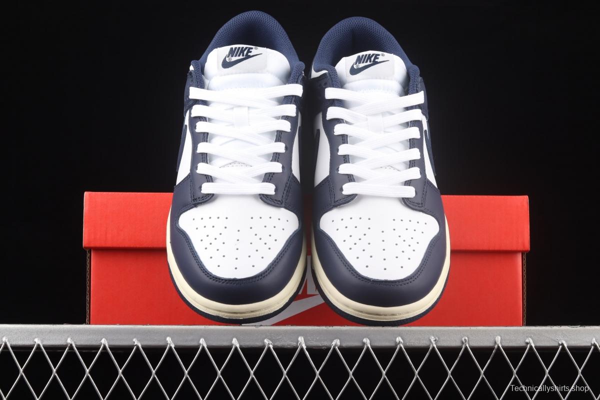 NIKE SB DUNK Low Navy Blue navy blue color SB buckle rebound fashion casual board shoes DD1503-115