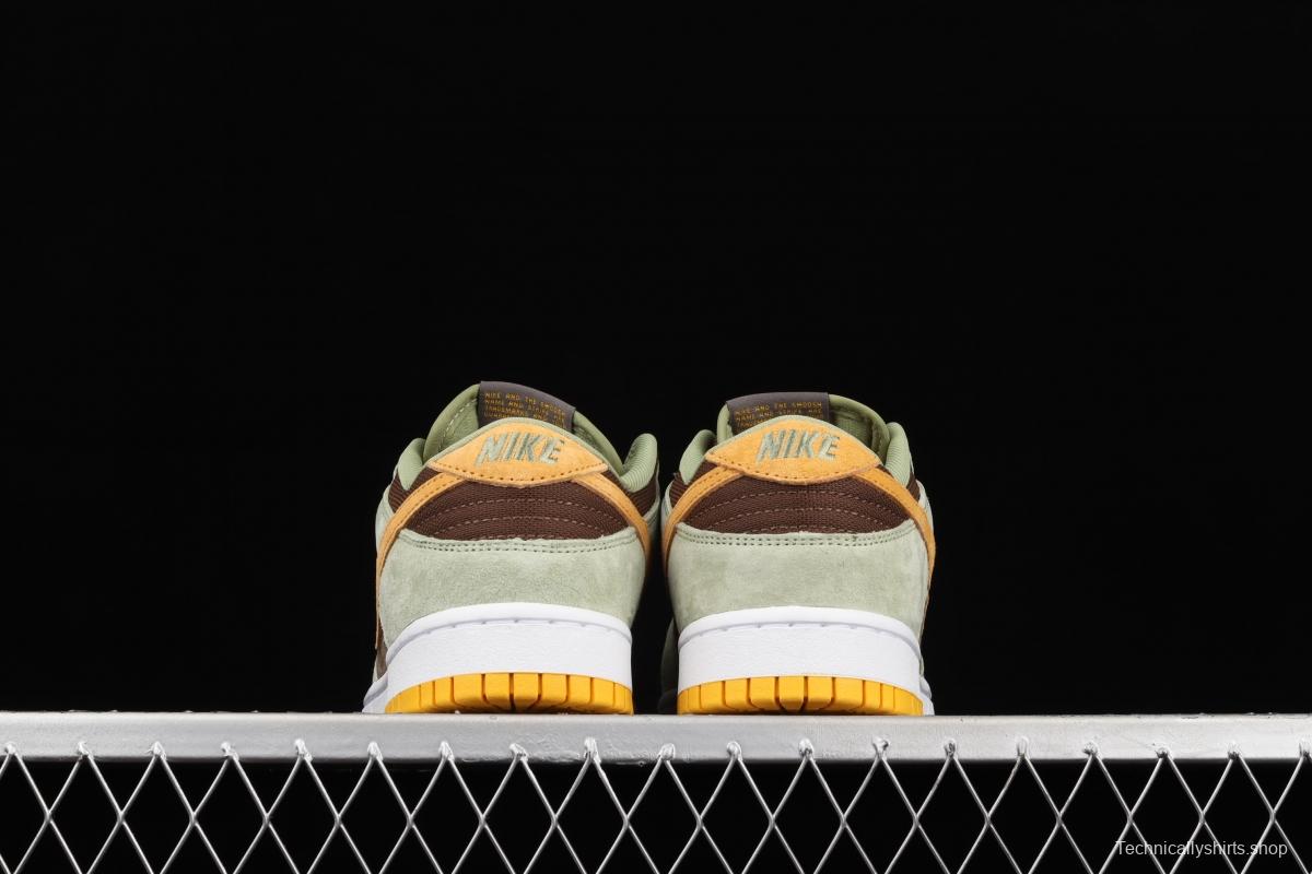 NIKE SB DUNK Low Prm green brown orange SB rebound fashion casual board shoes DH5360-300