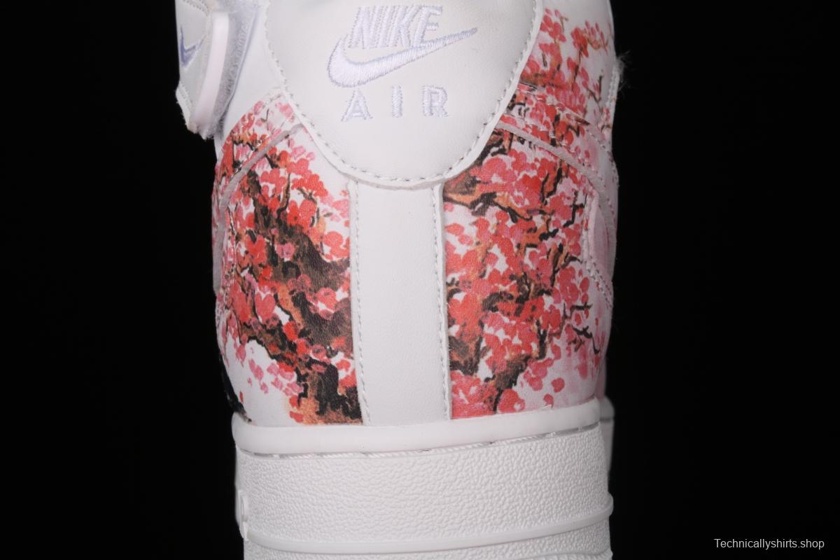 NIKE Air Force 1 Mid Japan Limited Sea Thief King Joint name Zhongbang Board shoes AQ8020-601