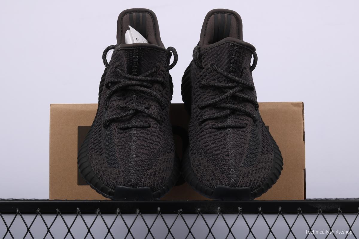 Adidas Yeezy 350 Boost V2 FU9006 Darth Coconut 350 second generation black angel hollowed-out silk color matching