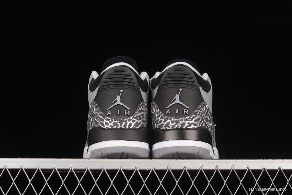 Air Jordan 3 Wolf Grey AJ3 Joe 3 Wolf Grey 136064-004