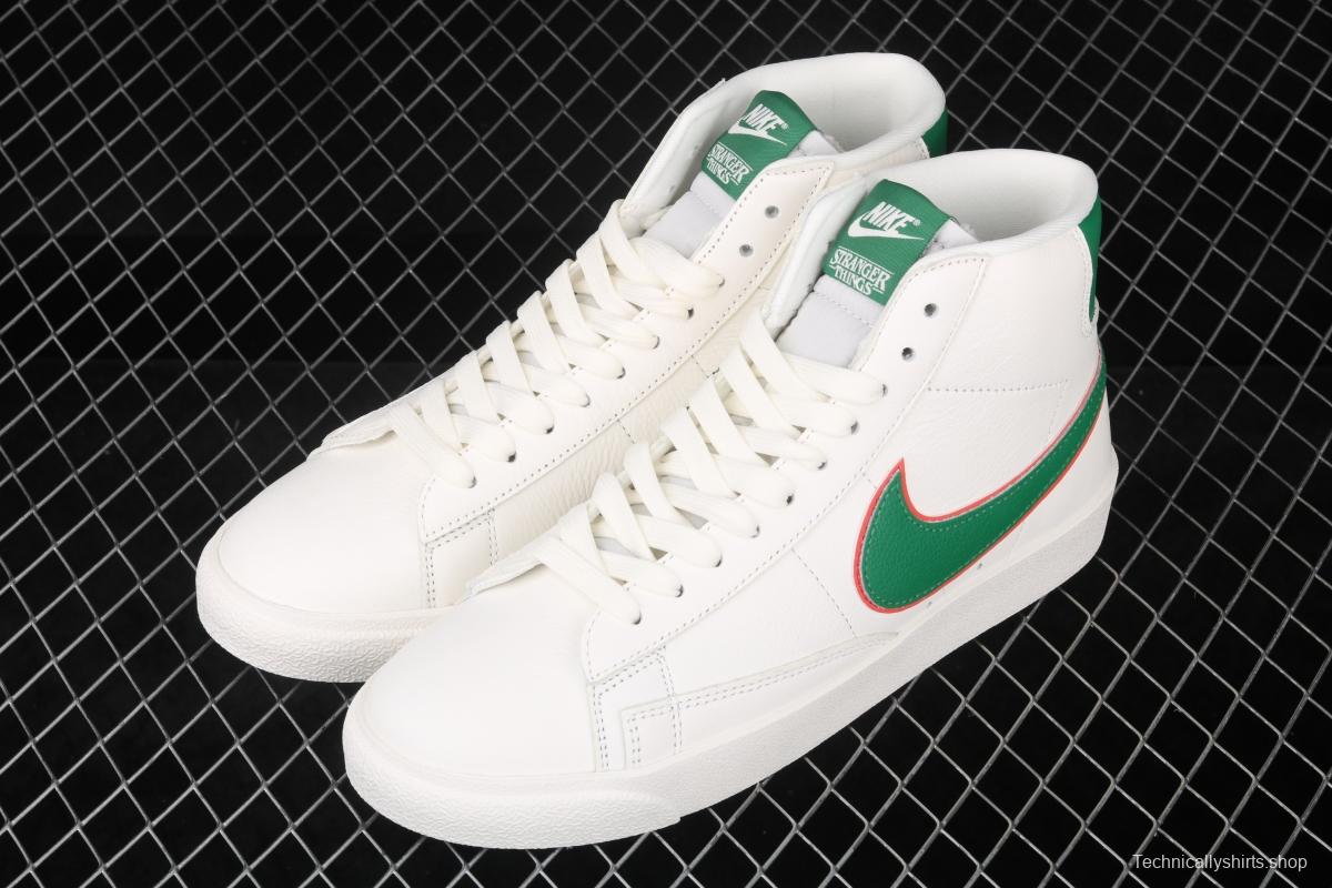 Stranger Things x NIKE Blazer Mid QS HH strange things co-name trailblazer casual board shoes CJ6101-001