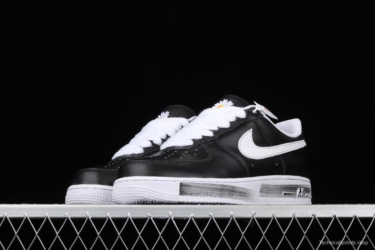 Peaceminusone x Nike Air Force 1y07 / joint style graffiti casual board shoes AQ3692-001