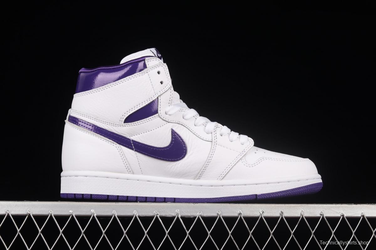 Air Jordan 1 High OG Court Purple White and Purple CD0461-151