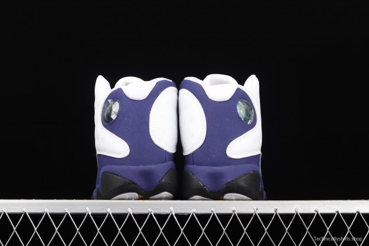 Air Jordan 13 Retro 3 White and purple 414571-105