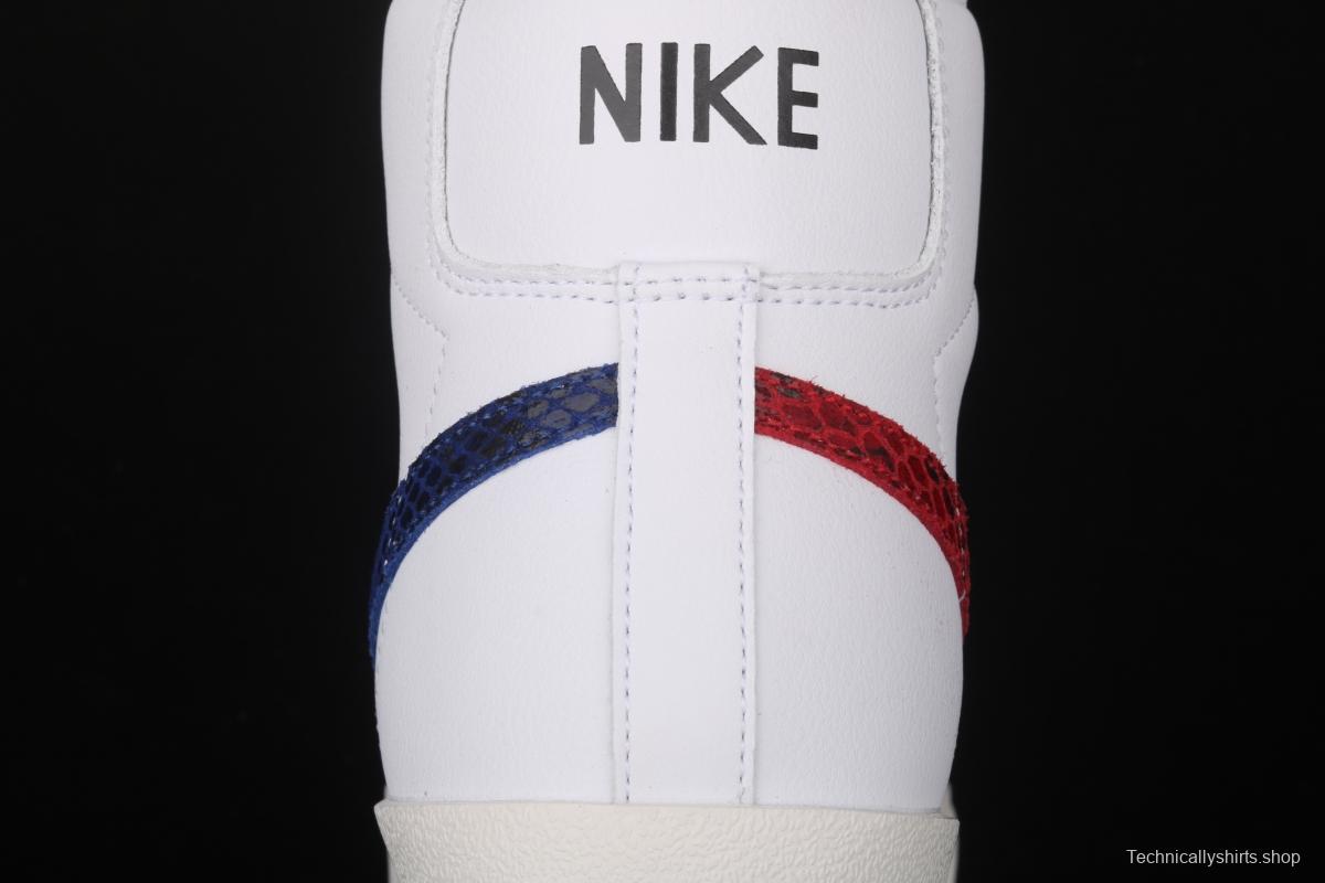NIKE Blazer Mid'77 Vintage pioneer mandarin duck double hook retro high-top leisure board shoes CW7073-100