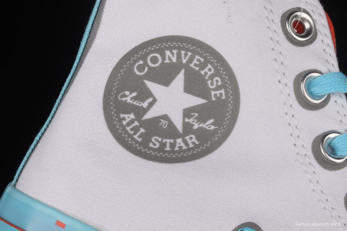 Converse Chuck Taylor All Star 1970 s game theme white blue brick red high top casual board shoes 171934C