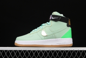 NIKE Air Force 1 High NBA Green Gum NBA Air Force High Top Green Leisure Board shoes CT2306-300