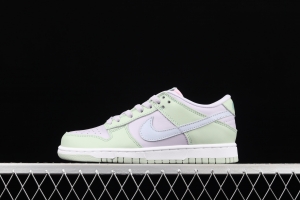 NIKE SB DUNK Low Prm white light purple color SB buckle rebound fashion leisure board shoes DD1503-600