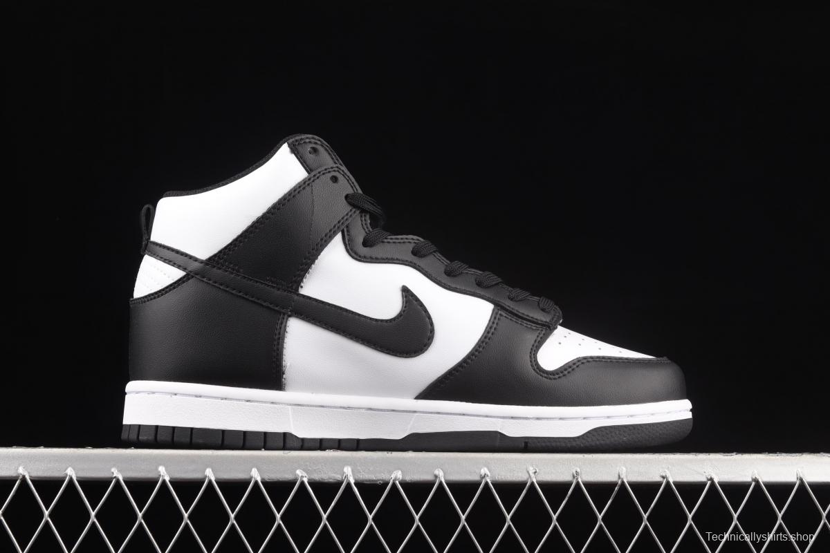 NIKE SB DUNK High black and white panda SB rebound high upper shoes DD1869-103