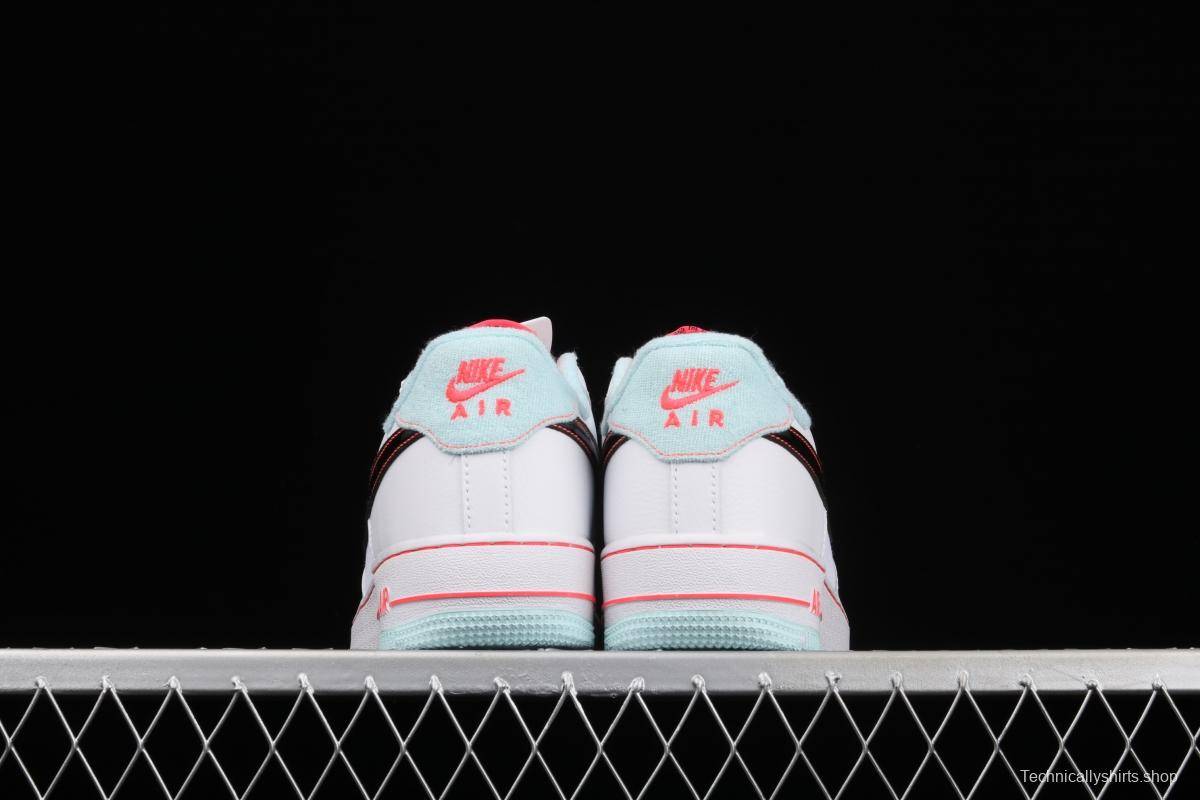 NIKE Air Force 11607 LV8 GS White/Black-Flash South Coast new color low-top casual board shoes DD7709-100