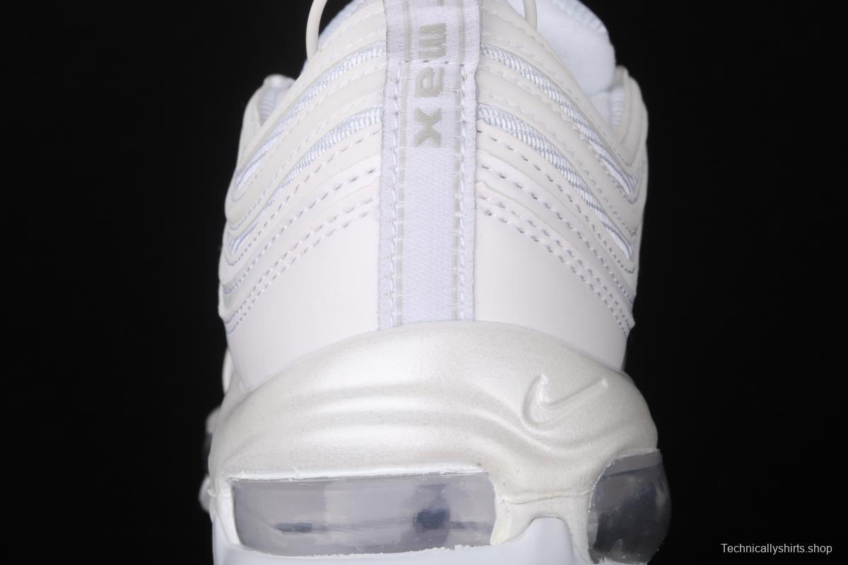 NIKE Air Max 973M reflective all-white bullet air cushion running shoes 921733-100