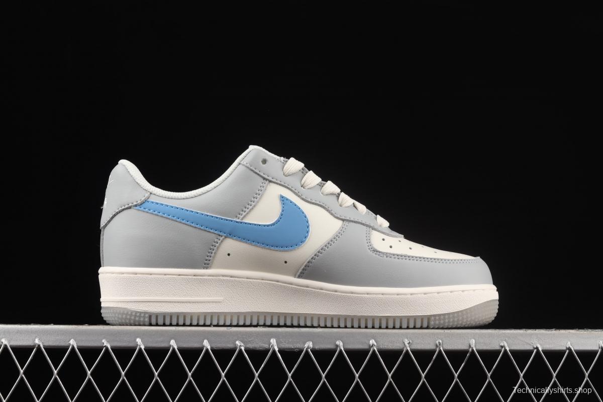 NIKE Air Force 1 Low white and gray color 3M reflective low-top casual board shoes DH2296-668