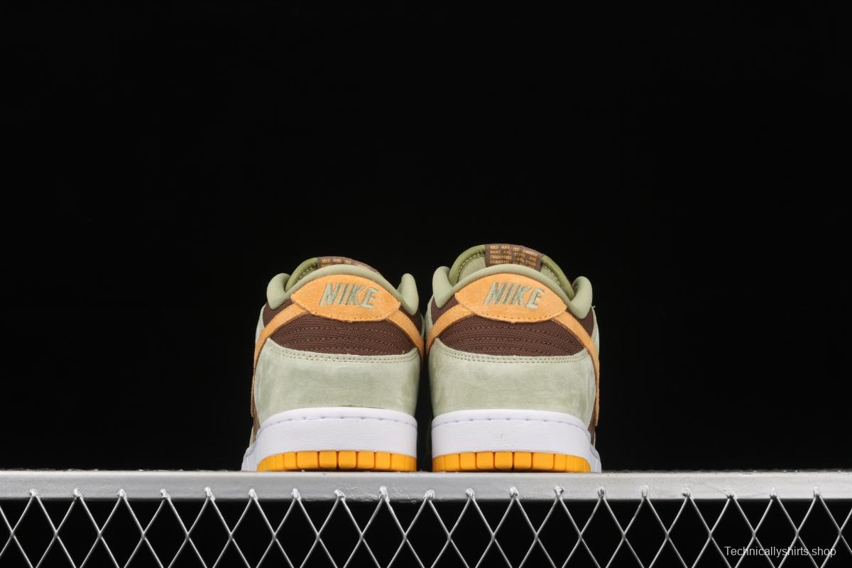 NIKE SB DUNK Low Prm green brown orange SB rebound fashion casual board shoes DH5360-300