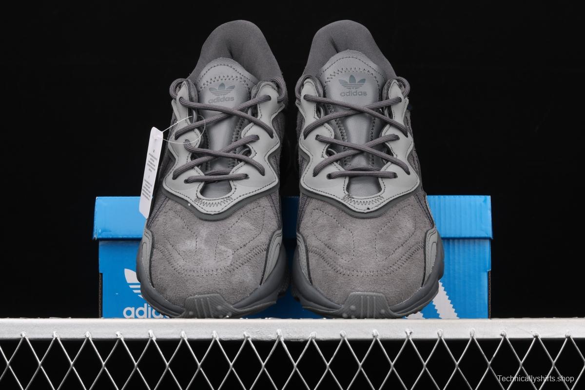 Adidas Originals Ozweego W EG0547 Darth clover retro 3M reflective breathable running shoes