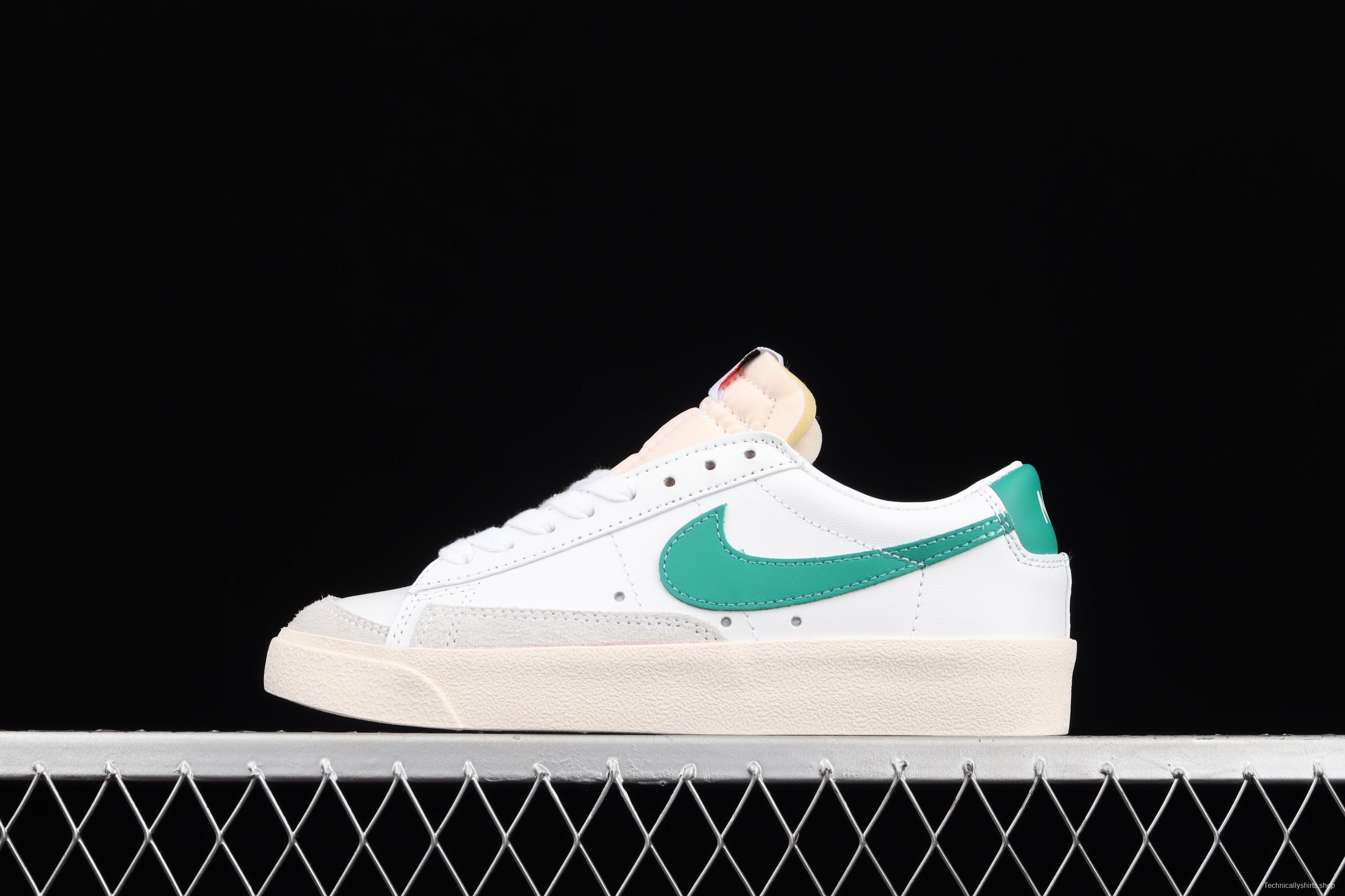 NIKE Blazer Low'77 Vintage Trail Blazers Leather Leather low-top Leisure Board shoes DA6364-115