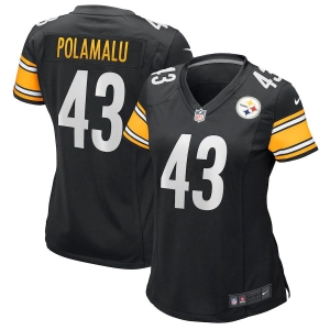 Women's Troy Polamalu Black Retired Player Limited Team Jersey