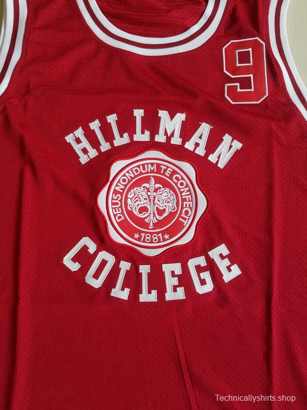 Dwayne Wayne 9 Hillman College Theater Maroon Basketball Jersey A Different World