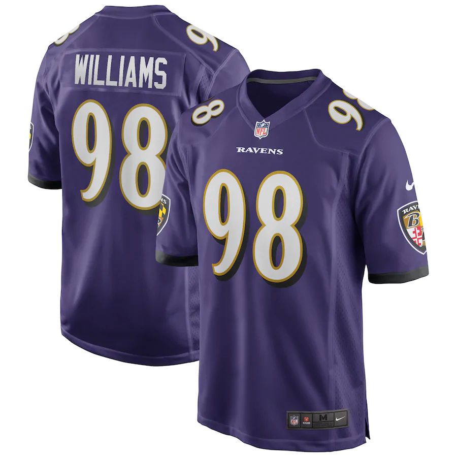 Men's Brandon Williams Purple Player Limited Team Jersey
