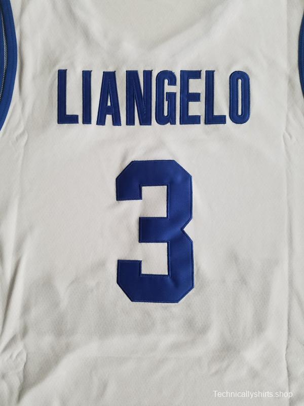 LiAngelo Ball 3 Lithuania Vytautas White Basketball Jersey