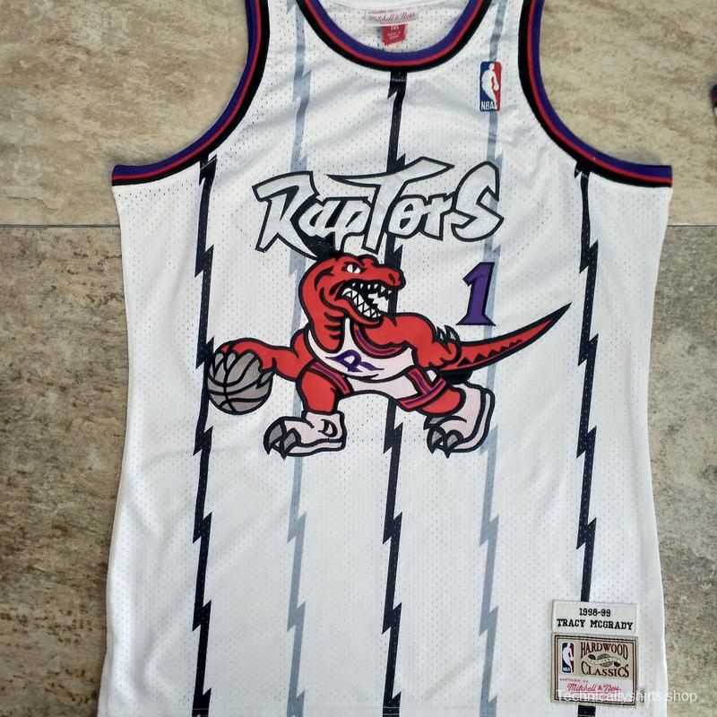 Men's Tracy McGrady White Retro Classic Team Jersey