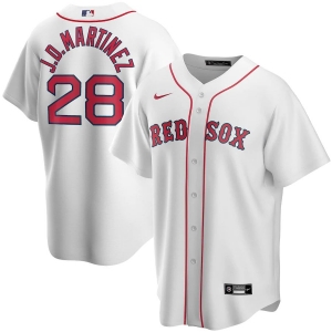 Men's J.D. Martinez White Home 2020 Player Team Jersey