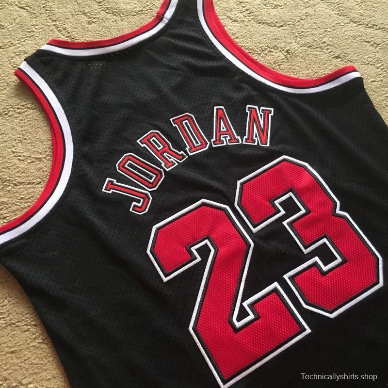 Men's Michael Jordan Black Retro Classic Team Jersey