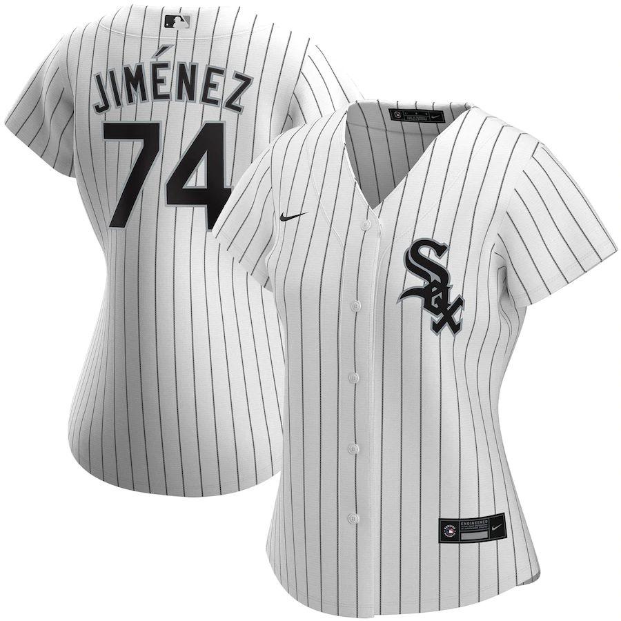 Women's Eloy Jimenez White Home 2020 Player Team Jersey