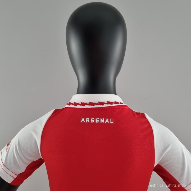 22/23 Arsenal Home Kids SIZS:16-28 Soccer Jersey