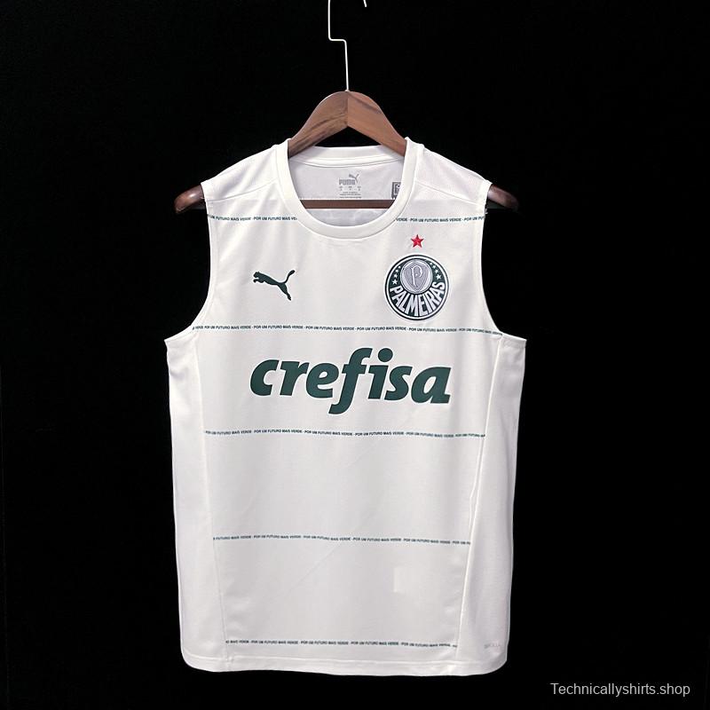 22/23 Vest Palmeiras Away White Soccer Jersey