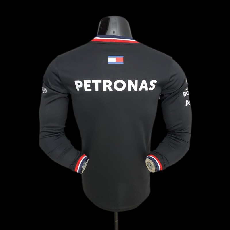 F1 Formula One 2022 Mercedes Long Sleeve Black 