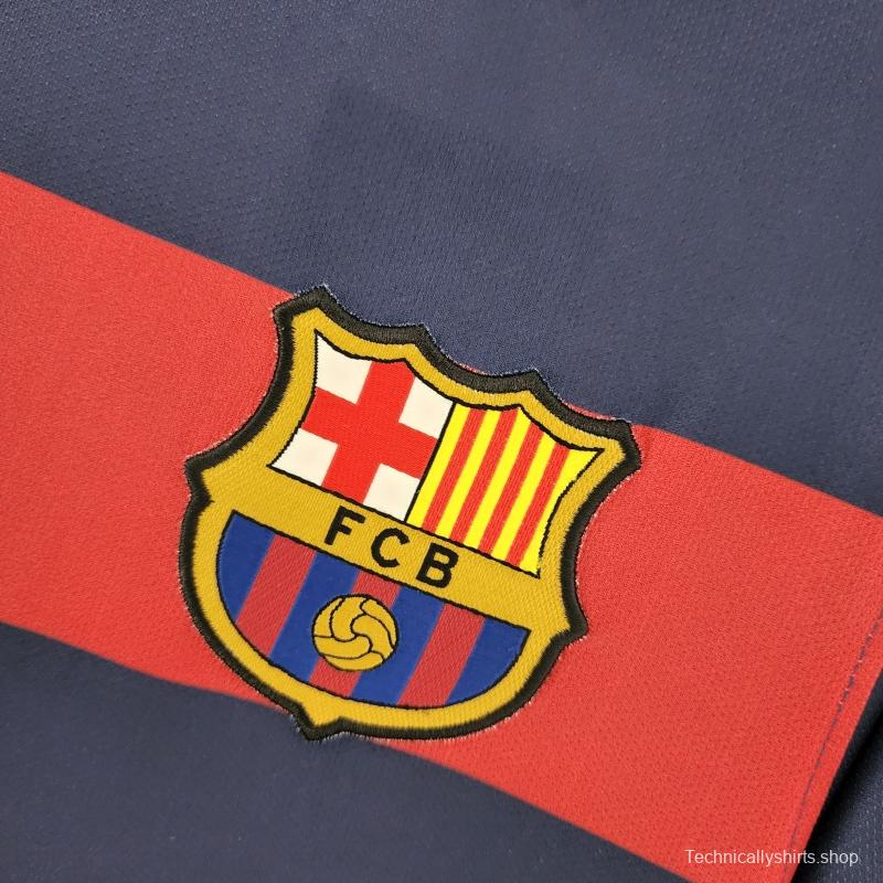 Retro 15/16 Barcelona Home  Soccer Jersey