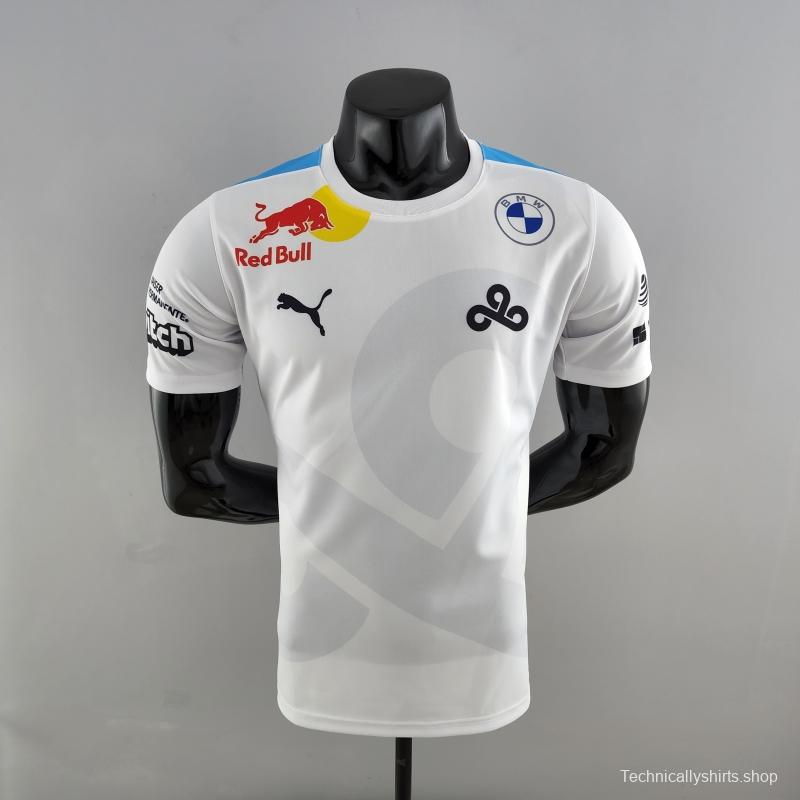 2022 F1 Red Bull /Bwm White T-shirts #0008
