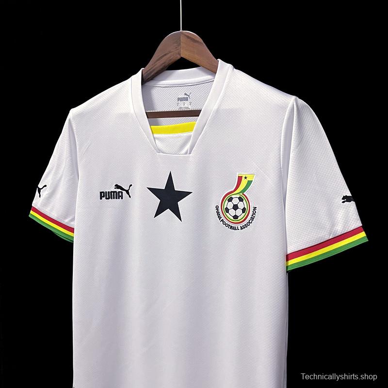 2022 Ghana Home Soccer Jersey