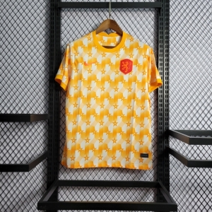 2022 Netherlands Yellow/White Training Jersey