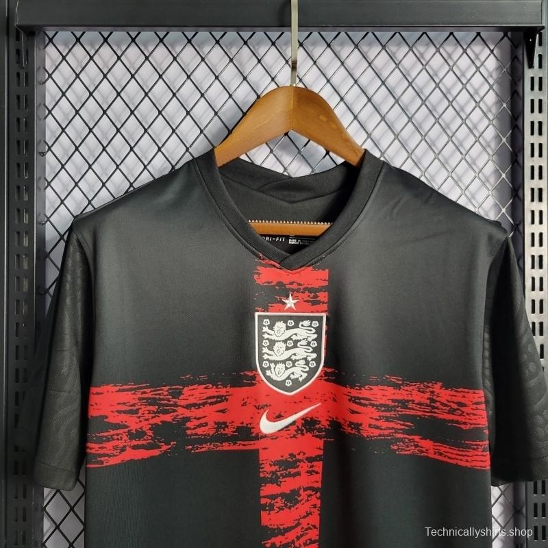 2022England Pre-Game Black Jersey