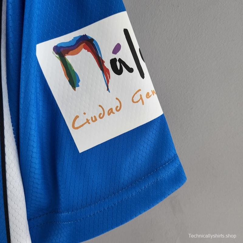 22/23 Malaga Home Soccer Jersey