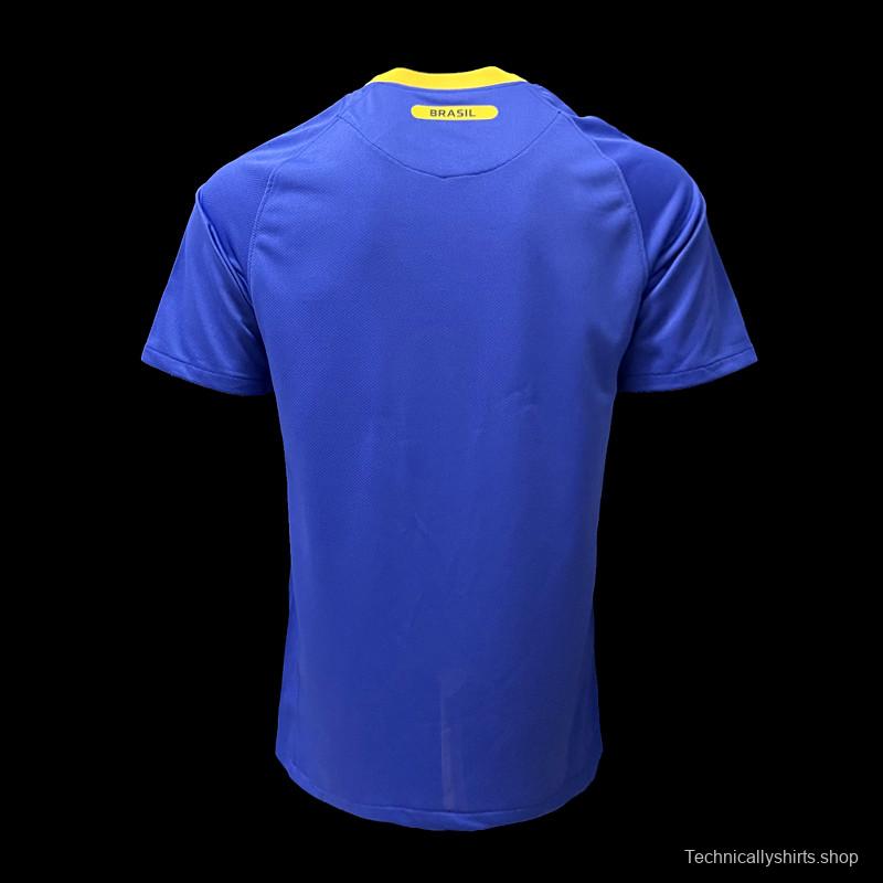 Retro 2010 Brazil Away Soccer Jersey