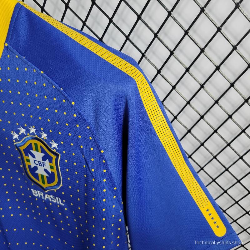 Retro 2010 Brazil Away Soccer Jersey